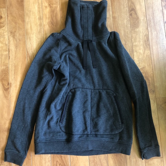 Lululemon Avenue Pullover Heathered Black / Black - Picture 4 of 5
